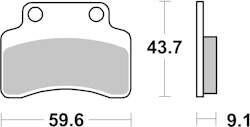 SBS Scooterbelag 141HM Street Ceramic