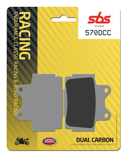 SBS Bremsbelag 570DCC Road Racing Classic Dual Carbon