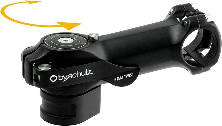 by,schulz Vorbau Stem Twist SDS 75 mm schwarz