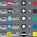 Vorschaubild Wera Bitsatz Magazin RA2 - Kraftform Kompakt Stubby