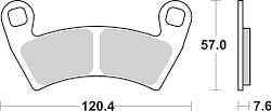 SBS Bremsbelag 897RSI Offroad Racing Sinter