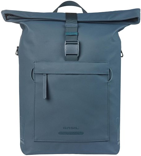 Basil Schultertasche Brooklyn MIK Hooks blau