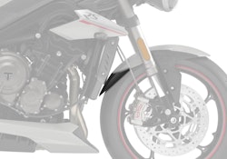 BODYSTYLE Kotflügelverlängerung vorne ABS Kunststoff schwarz-matt für TRIUMPH Speed Triple S, Street Triple R, Street Triple RS, Street Triple S