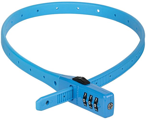 KRYPTONITE Zahlen-Kabelschloss Click Lock blau