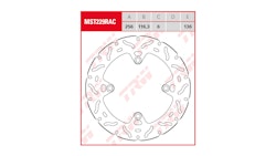 TRW Bremsscheibe MST229RAC