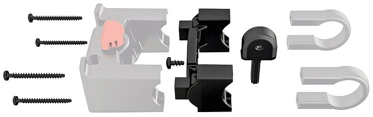 KLICKfix Displayhalter Display Mount schwarz für Bosch KIOX