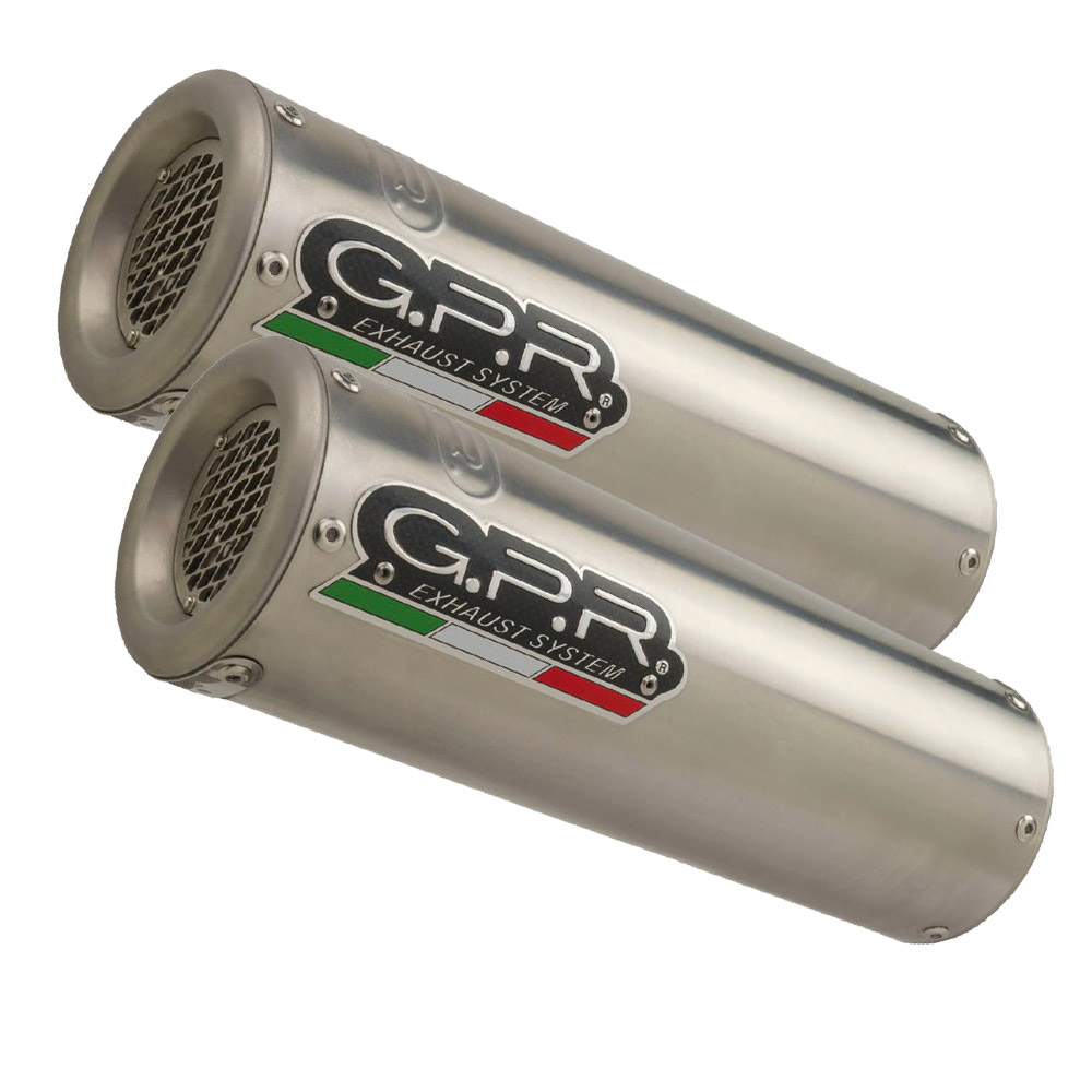 GPR Endschalldämpfer Yamaha YZF 1000 R1 2004/06 Pair EC-Approv. slip-on exhaust M3 Inox 