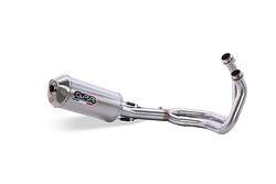 GPR Komplettauspuffanlage Yamaha Tracer 7 2021/2024 e5 SATINOX FS