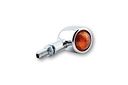Vorschaubild HIGHSIDER smart Old School Typ 1 Glühlampen Blinker Gehäuse Chrom / Linse Orange (Paar), Vorn & Hinten