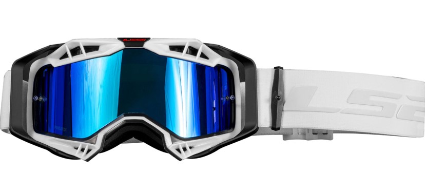 LS2 Crossbrille Aura Pro – Schwarz/Weiß