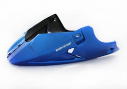 BODYSTYLE Sportsline Bugspoiler ABS Kunststoff blau für SUZUKI SV 650 