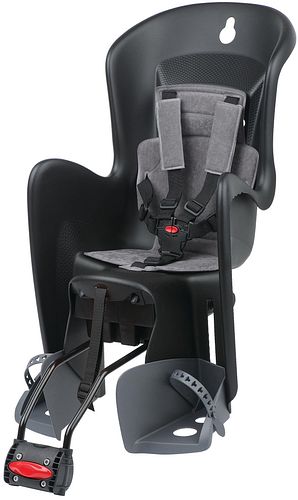 Polisport Bilby RS Kindersitz schwarz/grau
