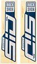 Vorschaubild RockShox Dekor Set weiß glänzend für blaue Tauchrohre