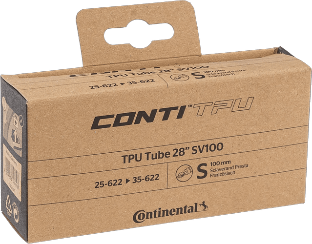 Continental Schlauch TPU 28 Zoll transparent 100 mm