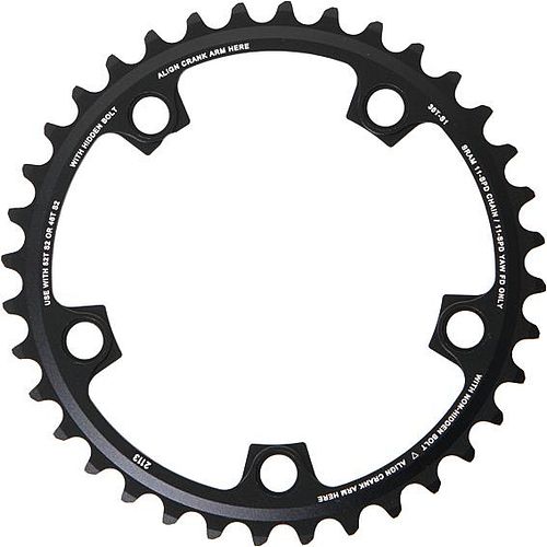 SRAM Kettenblatt Road Double 36 Zähne schwarz