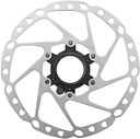 Vorschaubild Shimano Bremsscheibe RT-EM600 180 mm silber mit Außenverzahnung, für STEPS Geschwindigkeitssensor