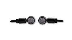 HIGHSIDER smart MC-1 LED Blinker Gehäuse Schwarz / Linse Klar (Paar), Vorn & Hinten