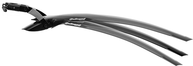 Polisport MUD PRO Steckschutzblech MTB hinten schwarz