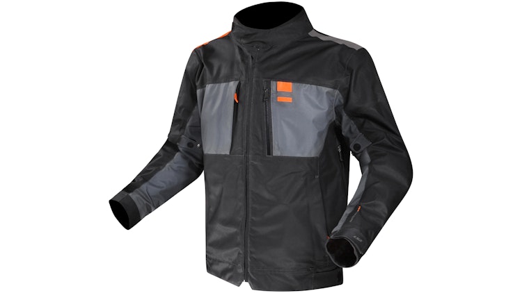 LS2 Titanium Jacke Blau / Grau / Neonorange Herren Gr.4xl