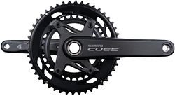 Shimano Kettenradgarnitur CUES FC-U6040-2 32/46 Zähne schwarz 175 mm Kurbellänge