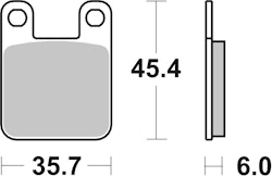 SBS Scooterbelag 105HF Street Ceramic
