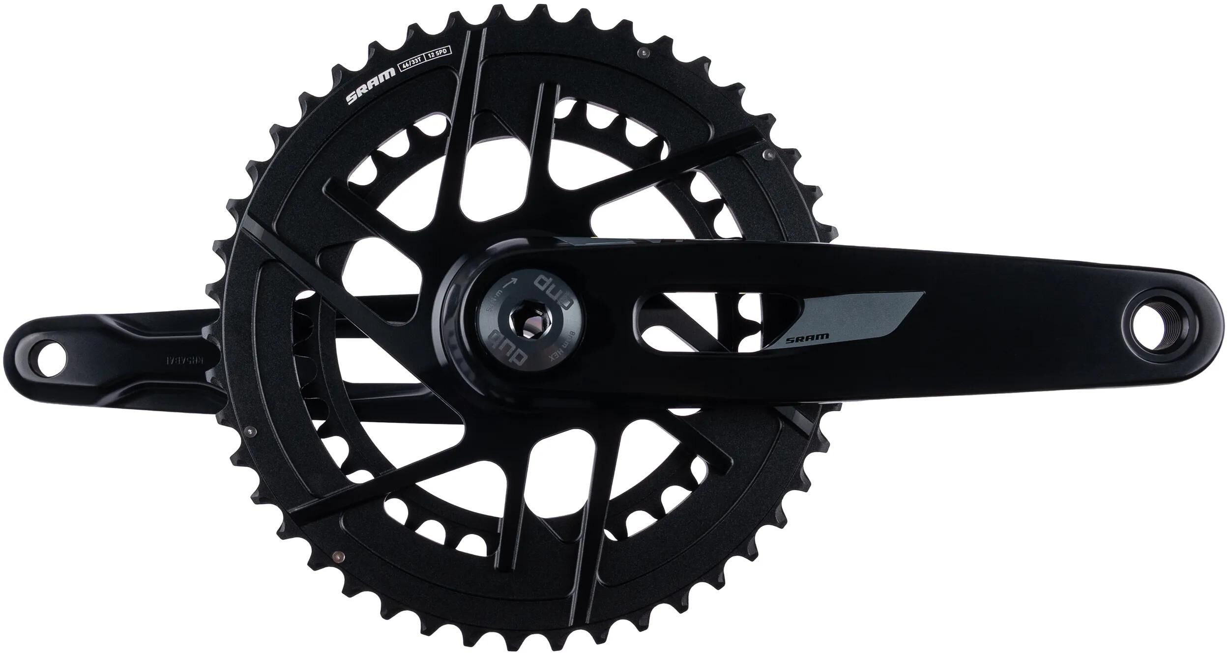 SRAM Kettenradgarnitur Rival E1 33/46 Zähne 172,5 mm schwarz
