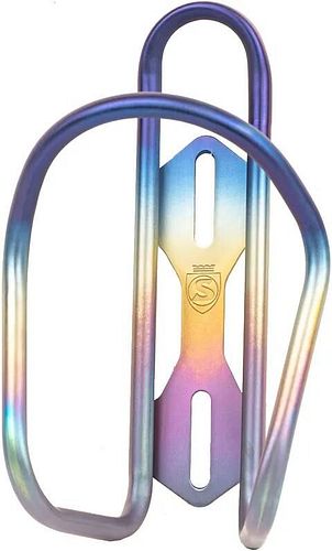 Silca Trinkflaschenhalter Anodized Titanium TI bunt
