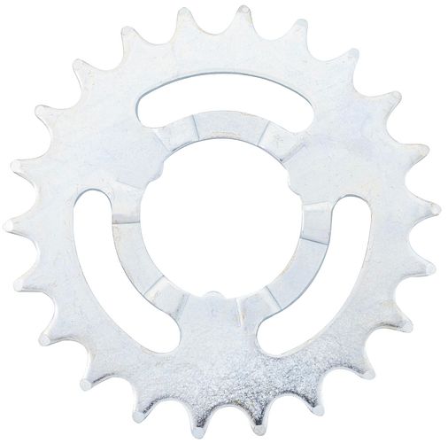 Esjot Steck-Zahnkranz 22 Zähne silber 1/2" x 3/32", passend für Shimano 8- und 11-Gang