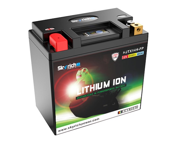 Skyrich LiFePO4 Batterie wartungsfrei, mit steckbaren Distanzstücken