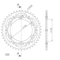 Supersprox Stealth-Kettenrad 525 43Z (Orange)