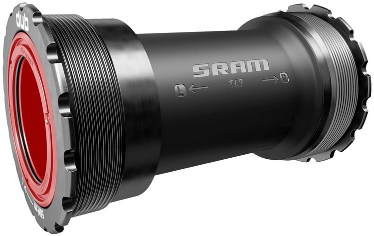SRAM Innenlager DUB Road Trek T47 schwarz 77 mm Gehäusebreite, für und Wide