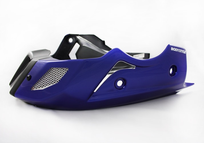 BODYSTYLE Sportsline Bugspoiler ABS Kunststoff blau für YAMAHA MT-07 