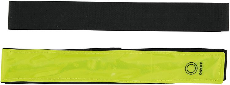 Fasi Reflexband Blink Line schwarz/gelb