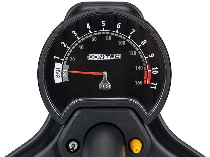CONTEC Standpumpe Air Support Max schwarz/riviera blue
