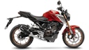 Vorschaubild LeoVince Komplettanlage Edelstahl SBK LV ONE EVO Schwarz für HONDA CB 125 R mit Katalysator