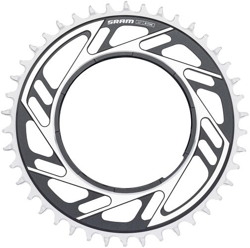 SRAM Kettenblatt Red E1 42 Zähne schwarz, silber