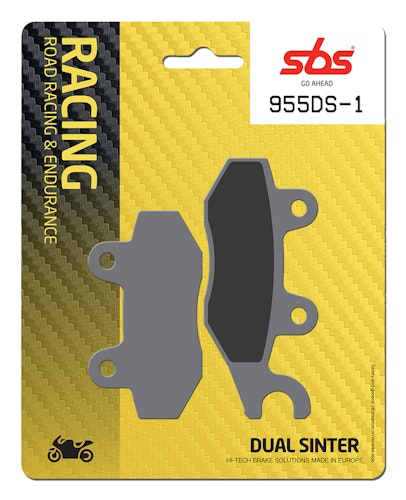 SBS Bremsbelag 955DS-1 Road Racing Endurance (Giftiger Biss)