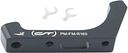 Vorschaubild CONTEC Scheibenbremsadapter CDA-PM-FM 160 mm schwarz PM Bremse - FM Rahmen, hinten