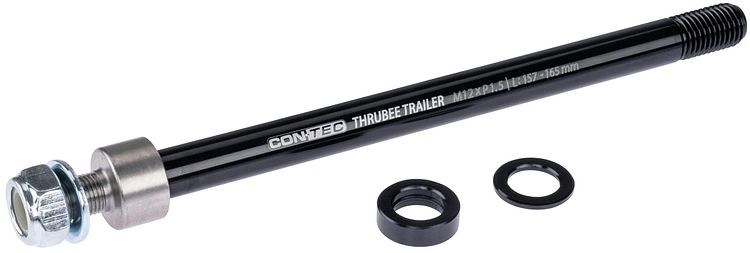 CONTEC Achsadapter Thrubee Trailer schwarz 1,5"