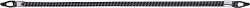 CONTEC Spanngurt String Deluxe 58 cm schwarz
