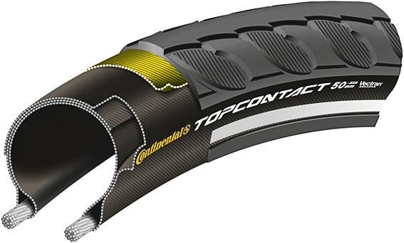 Continental Top Contact II Reifen 28 × 1,8" schwarz