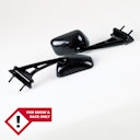 Vorschaubild HIGHSIDER smart Verkleidungsspiegel Race Schwarz (Paar)