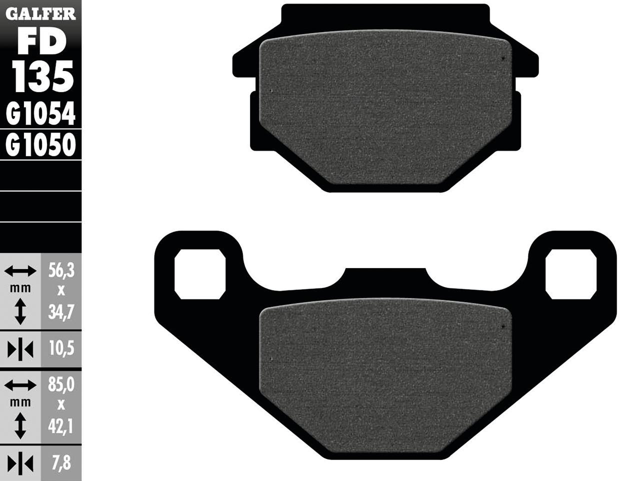 Galfer Bremsbelag FD135