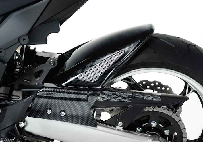 BODYSTYLE Raceline Hinterradabdeckung ABS Kunststoff Carbon Look für KAWASAKI Z1000, Z1000 R Edition
