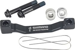 Shimano Scheibenbremsadapter Post Mount 203 mm hinten schwarz