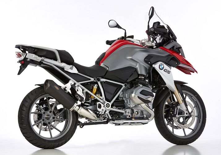 Shark Performance SLIP-ON Edelstahl beschichtet schwarz-matt DSX-10 für BMW R 1200 GS,R 1200 GS Adventure,R 1250 GS / Adventure EURO4  
