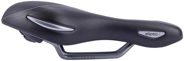 CONTEC Sattel Elliptic + schwarz/silber Unisex
