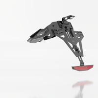 HIGHSIDER pro Kennzeichenhalter Akron-RS Suzuki