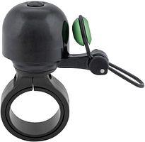 CONTEC Klingel Diamond Bing schwarz/grün passend für Lenker- 22,2 mm, mit Standardklemmung