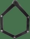 Vorschaubild Axa Faltschloss Fold 85 cm schwarz 2,5" Mod. 25